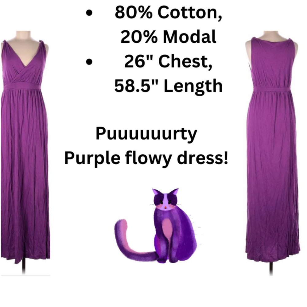 purple dress